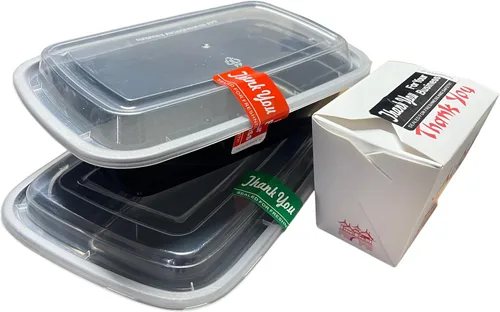 Miniatura 3 de Sellado a manipulaciones – Thank You for Your Business (1 x 3 pulgadas, 500 unidades) adhesivo de seguridad para entrega de alimentos para Rollo