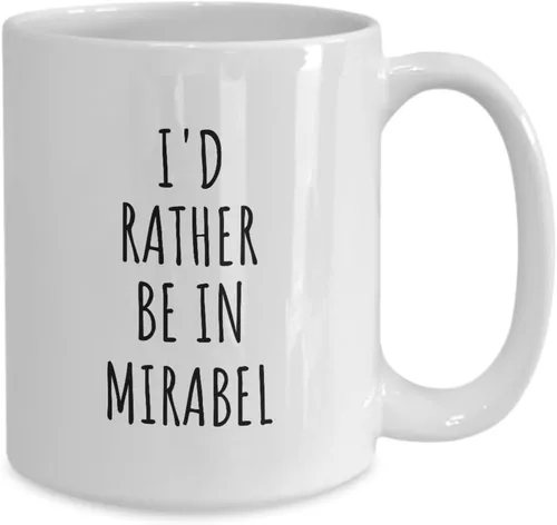 Miniatura 2 de EzGift I'd Rather Be In Mirabel Mug Funny Traveler Gift For Men Women City Lover Nostalgia Present Idea Quote Gag Coffee Tea Cup Large 15 Oz