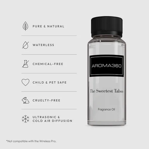 Miniatura 2 de Aroma360 - El aroma de aceite de fragancia tabú más dulce - Aceite difusor de aroma de aromaterapia de lujo - Notas de crema de limón, granadas