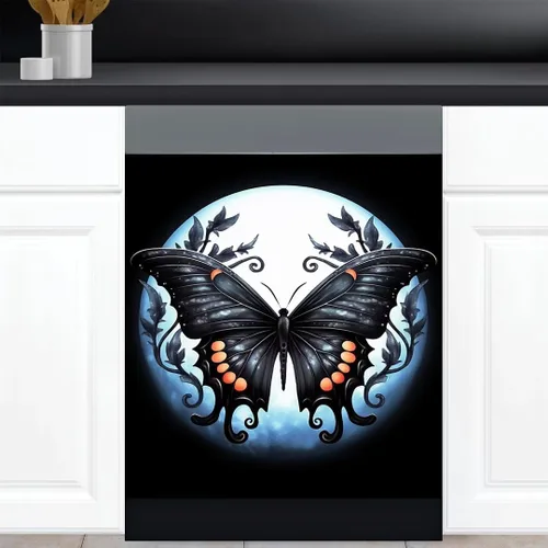 Miniatura 20 de Calcomanía magnética de vinilo para lavavajillas con diseño de florero de granja rústica, diseño floral para decoración del hogar, cubierta