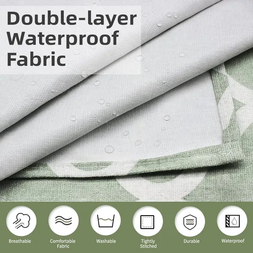 Miniatura 3 de NLUS - 2 paquetes de delantales de cocina, delantal con babero ajustable e impermeable para chef con 2 bolsillos para hombres y mujeres