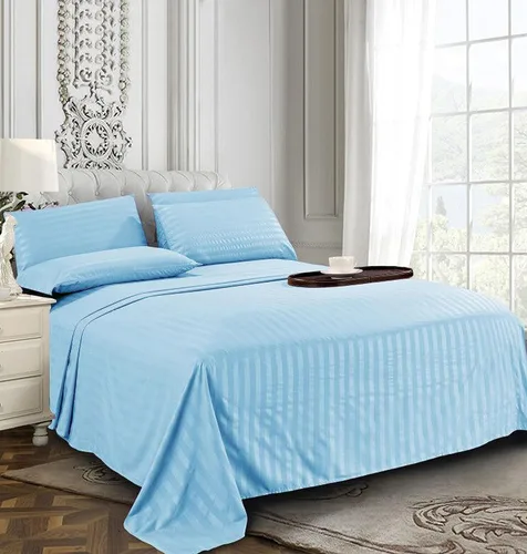 Miniatura 3 de Elegant Comfort - Juego de sábanas de 4 piezas, microfibra de 1500 hilos de calidad egipcia de lujo resistente a las arrugas, rayas estilo damasco