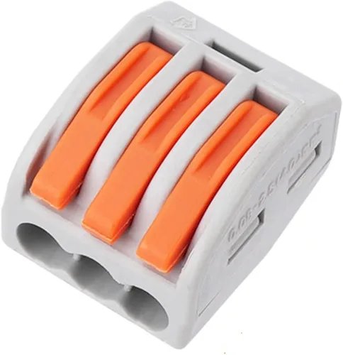 Miniatura 7 de Conector de cable de palanca de 2 puertos, conectores de alambre de empalme compactos para múltiples tipos de cables
