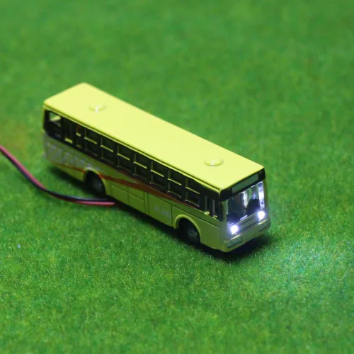 Miniatura 6 de EBS15002 4pcs 1:150 Modelo Iluminado Autobús de Coches con 12V Luces LED para Diseño de Edificio Fundido a Presión Nuevo