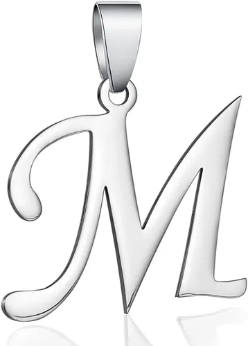 Miniatura 13 de Dijes Conectores de Acero Inoxidable con Letra Inicial Colgantes del Alfabeto Manualidades DIY para Hacer Joyas Collares Pulseras Llavero
