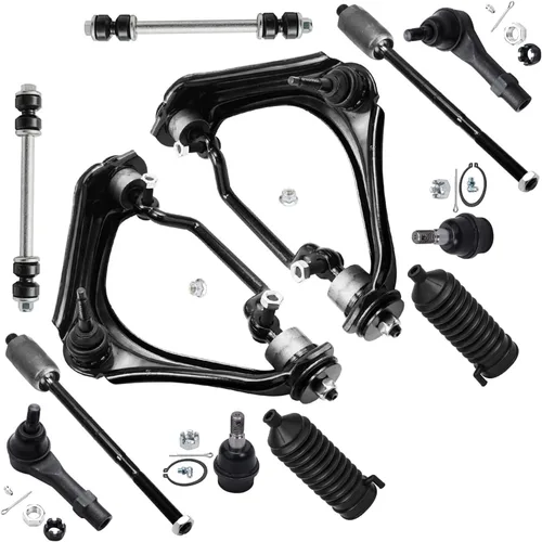 Miniatura 102 de Detroit Axle - Kit de suspensión delantera de 12 piezas para Mercury Grand Marquis Ford Crown Victoria Town Car 2003-2011, 2 brazos de control