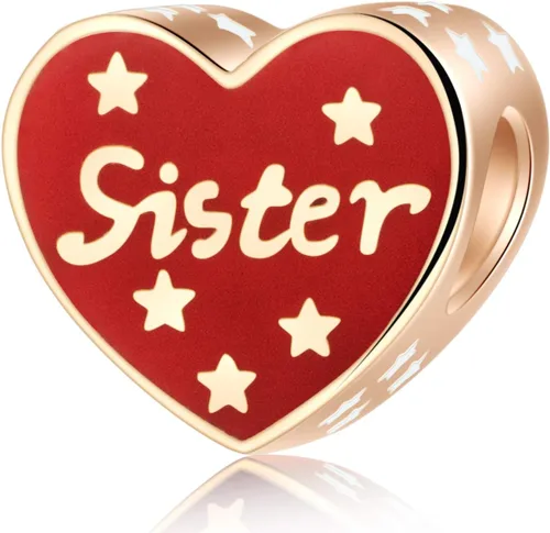 EMOSTAR Dijes temáticos para el día de la madre, plata de ley, madre, padre, hija, hijo, nana, esposa, marido, madrina, corona de mamá, cuentas de