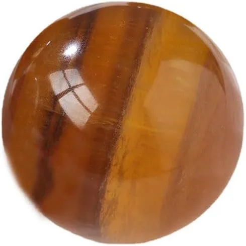 Miniatura 15 de Figura de esfera de adivinación de cuarzo curativo con bola de jaspe de sangre de dragón natural, con soporte de madera, 1.96 pulgadas