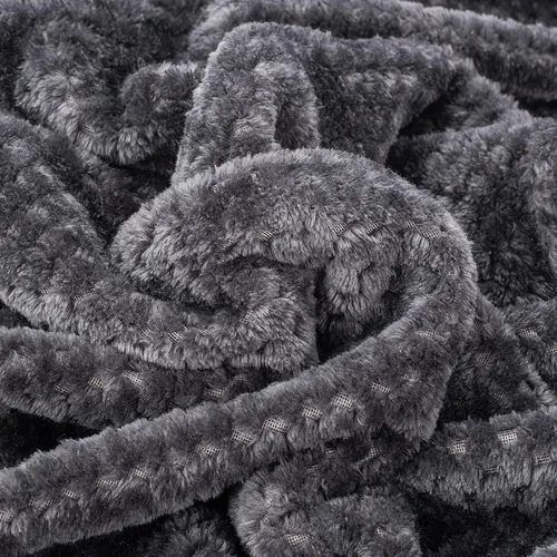 Miniatura 5 de Manta o manta mullida para bebé niña o niño, suave cálido y acogedor polar coral para bebé, bebé o recién nacido, manta de recepción para cuna, Gris
