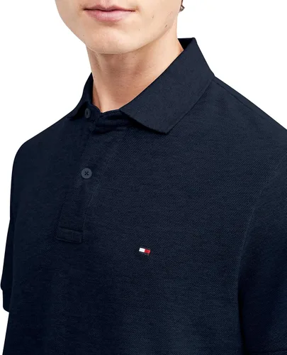Miniatura 3 de Tommy Hilfiger Polo de piqué de algodón de manga corta para hombre en ajuste clásico