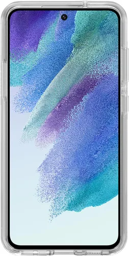 Miniatura 3 de OtterBox Funda para Galaxy S21 FE 5G (solamente) Symmetry Series, transparente, ultra suave, compatible con carga inalámbrica, bordes elevados que