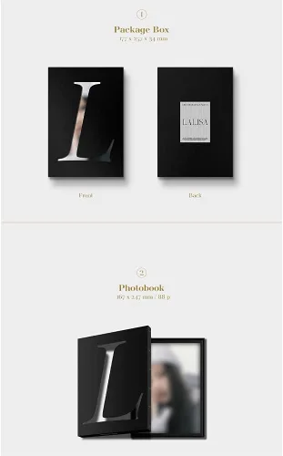 Miniatura 3 de LALISA LISA Primer álbum sencillo (NEGRO VER.)