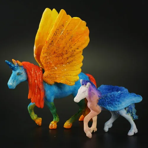 Miniatura 3 de whatstem Kit de Pintura de Unicornio DIY Artes y Manualidades para Niños o Niñas Decorar y Dibujar Juguetes 3D para Niños Regalo (6 Unicornios)