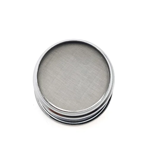 Miniatura 4 de Malla 325, 2 "de diámetro, tamiz de prueba de laboratorio, φ5cm, paño de alambre de acero inoxidable 304 (apertura de 0.002 in), filtro de pantalla
