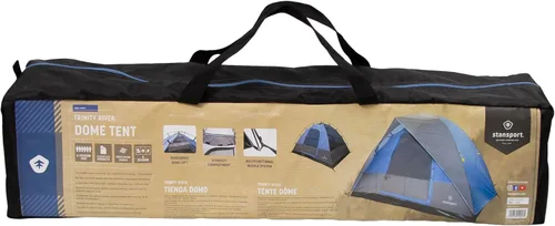 Miniatura 17 de Stansport Trinity River - Tienda de campaña para 6 personas, tienda de campaña familiar de 3 estaciones con lluvia de longitud completa, loft