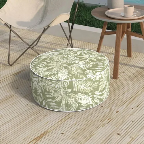 Miniatura 27 de Taburete inflable para exteriores de 31 pulgadas de diámetro x 14 pulgadas de alto, taburete portátil para todo tipo de clima, taburete de muebles