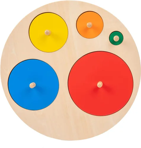Miniatura 11 de Juguetes Montessori para bebés de 6 a 12 meses, rompecabezas con forma de madera para niños pequeños de 1 a 3 años, rompecabezas jumbo con perilla
