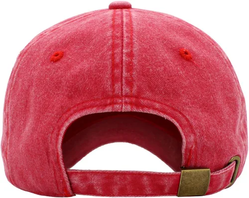 Miniatura 3 de KBETHOS® Gorra de béisbol de algodón ajustable de algodón con corona baja clásica