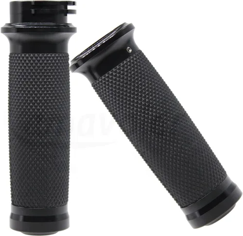 Miniatura 3 de Empuñaduras de manillar de motocicleta de 1 pulgada antideslizantes de goma rombo universal para Harley Kawasaki Yamaha Suzuki
