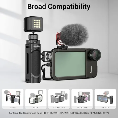 Miniatura 2 de SmallRig Mango lateral para teléfono inteligente Cage Phone Video Rig Ligero con 1/4 hilos - 2772