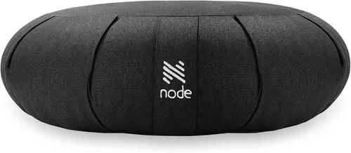 Miniatura 2 de Zafu Cojín de meditación, almohada redonda de yoga de trigo sarraceno de 15 pulgadas con funda de algodón orgánico