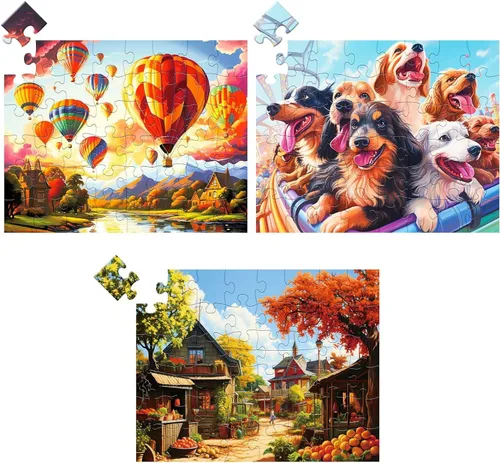 Miniatura 11 de Paquete de 4 rompecabezas de 24 piezas grandes, productos y actividades para personas mayores con demencia, Alzheimer, juego cognitivo de Alzheimer