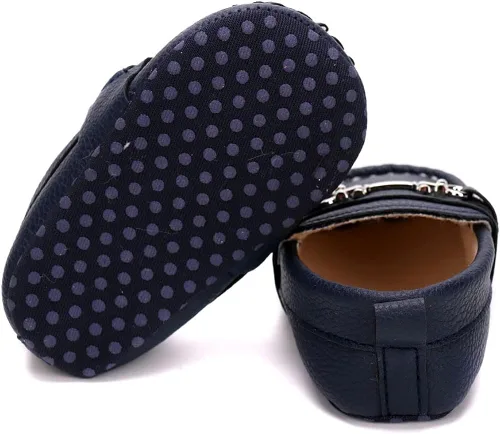 Miniatura 6 de LONSOEN Mocasines para bebés y niños y niñas, Mocasín