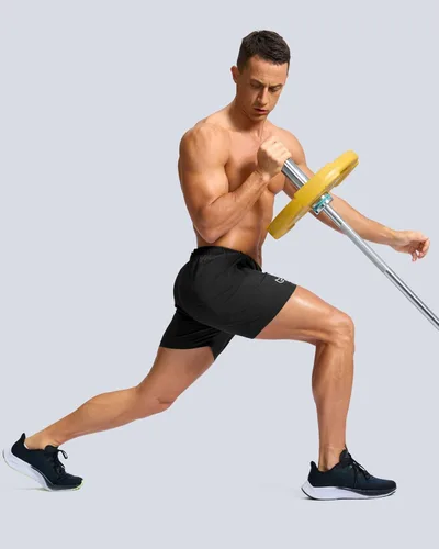 Miniatura 7 de G Gradual Pantalones cortos deportivos para correr para hombre con bolsillos con cremallera, de secado rápido, de 7 pulgadas, 5 pulgadas, 9