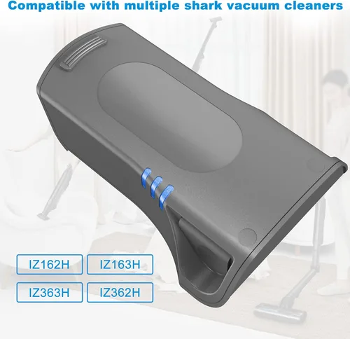 Miniatura 2 de Wodeuibr Repuesto para batería Shark XSBT620 compatible con aspiradoras inalámbricas IZ162H IZ163H IZ362H IZ363H Shark, batería de iones de litio