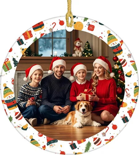 Miniatura 13 de Adornos personalizados para la primera Navidad del bebé 2024 con nombre y texto, adorno de elefante personalizado para bebés recién nacidos