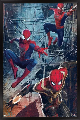 Miniatura 7 de Trends International Marvel Spider-Man: No Way Home - Póster de pared de trío, 14.725 x 22.375 pulgadas, versión premium sin marco