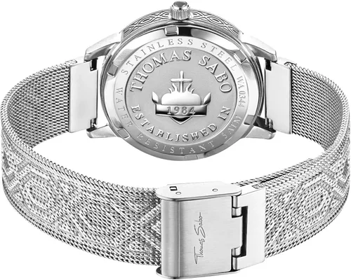 Miniatura 2 de Thomas Sabo WA0344-201-218-33 - Reloj analógico de cuarzo para mujer con correa de acero inoxidable