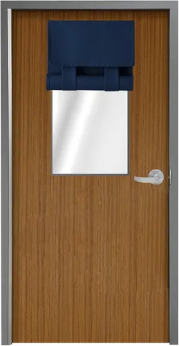Miniatura 27 de WdFour Cortinas de puerta francesa con tacto sedoso, aislamiento térmico, reducción de ruido, cortinas opacas para puerta de vidrio y oficina