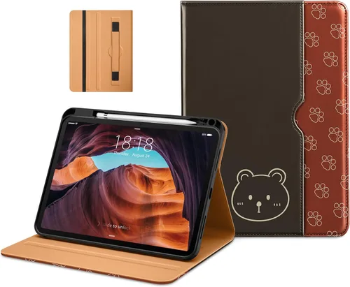 Miniatura 14 de DTTO Funda para iPad (A16) 11ª Generación de 11 Pulgadas 2025, Funda para iPad 10ª Generación de 10.9 Pulgadas 2022, Funda de Soporte Folio de Blanco