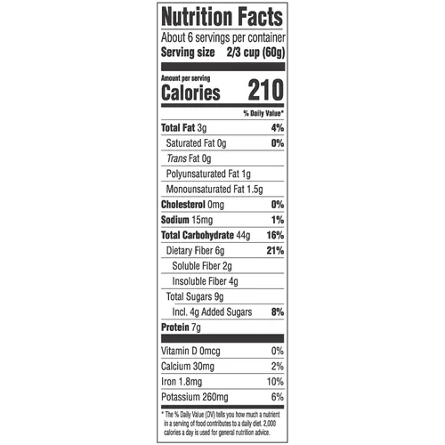 Miniatura 10 de Alpen Muesli Cereal original, cereal saludable para el corazón con copos de trigo, avena enrollada, nueces y pasas, proyecto verificado sin OMG