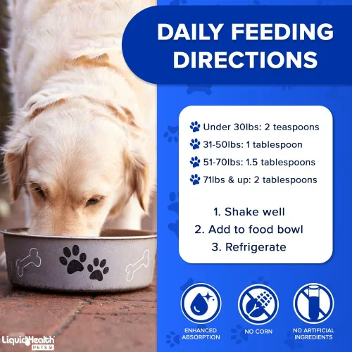 Miniatura 4 de LIQUIDHEALTH Pets K9 - Multivitamínico líquido completo 8 en 1 para perros adultos mayores y cachorros, fórmula completa todo en uno, vitaminas