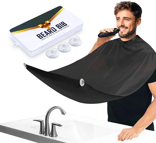 Delantal de barba para barba, regalo del día del padre, babero para recortar barba, atrapa pelo, regalos para hombres, aniversario, día de San