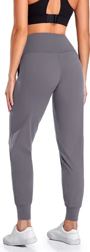 Miniatura 36 de Oalka - Pantalones deportivos para mujer, con cintura alta y bolsillos, para hacer deporte, yoga y entrenar