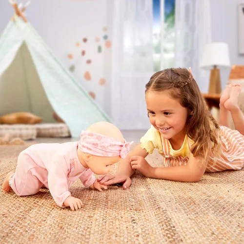 Miniatura 2 de Muñeca Baby Born Aprende a Caminar Annabell - Ojos Azules: Características Realistas para Niños a Partir de 3 Años, Anda, Rastrea, Se Sienta y Da