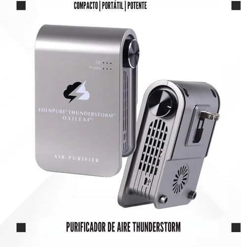Miniatura 5 de EdenPURE Thunderstorm III Purificador de Aire – Pequeño generador de ozono enchufable e ionizador – Elimina olores, olores de mascotas, humo, moho