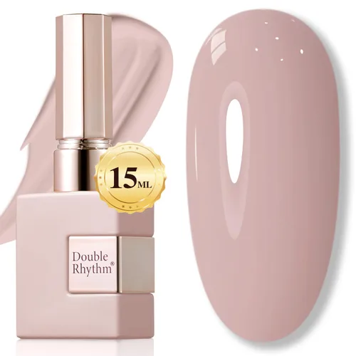 Miniatura 82 de Double Rhythm 15ml de esmalte de uñas en gel, color puro, mismo color, misma botella, esmalte de uñas de remoción para arte de manicura en salón