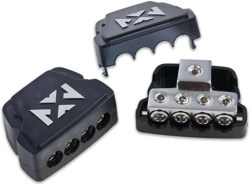Miniatura 3 de NVX Kit de cableado de amplificador dual 1/0 calibre 1/0 AWG 100% OFC sin cable RCA - XAPK1D