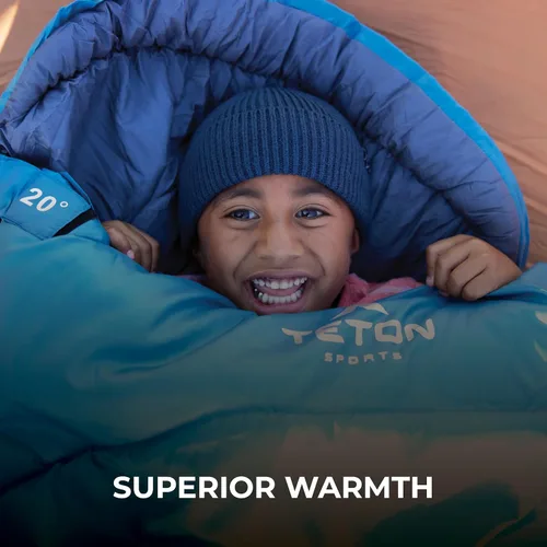 Miniatura 2 de Teton Celsius XXL Sleeping Bag, Cold Weather Sleeping Bags for Adults and Kids, Camping Made Easy and Warm. Compression Sack Included, 35F, 25F, 0F