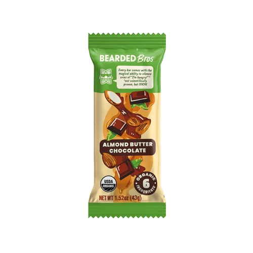 Miniatura 3 de Bearded Brothers Barras energéticas veganas orgánicas, sin gluten ni soja, paleo, enteras 30 Sin OMG, bajas glucémicas, altas en proteínas, fibra