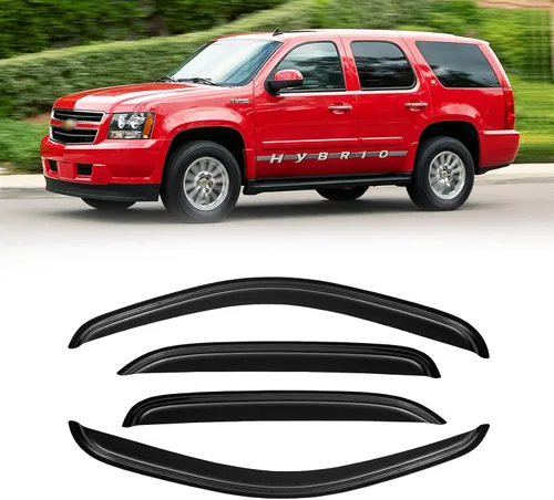 Miniatura 106 de Protectores de lluvia en canal para Jeep Grand Cherokee L 2021-2026, protectores de visera de ventana, deflector de ventilación, sombra viento humo