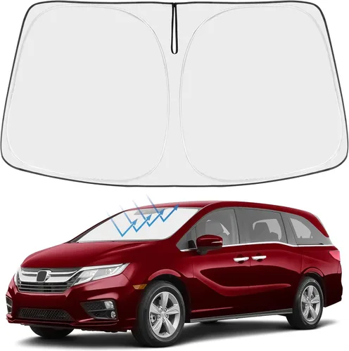Miniatura 126 de Proadsy Parasol para parabrisas actualizado 2025, ajuste personalizado Dodge RAM 1500 2Dr 2019-2024 2025, 4 capas, plegable, protector de parasol