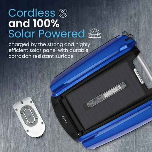Miniatura 6 de Betta SE - Limpiador robótico automático de superficie de piscina con batería de limpieza continua 24/7 y motores tolerantes al cloro de sal doble