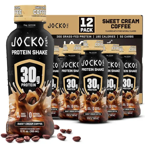 Miniatura 9 de Jocko Mölk 30g de batido de proteína a base de hierba, sin azúcar añadida, bebidas proteicas aptas para dieta KETO - Listo para beber 12 fl oz