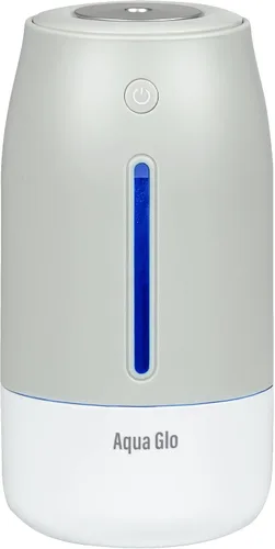 Miniatura 12 de Aqua Glo - Humidificadores portátiles personales para dormitorio, humidificador ultrasónico de niebla fría con batería recargable integrada. Cuarzo