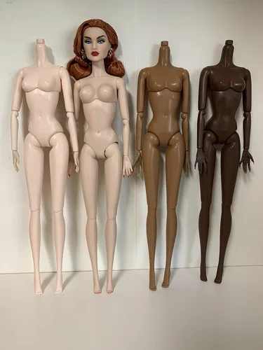 Miniatura 3 de DIY OOAK - Cuerpos de muñeca de repuesto de 12 pulgadas, cuerpo de muñeca de moda, supermodelo, coleccionista, cuerpo articulado, articulado, #1